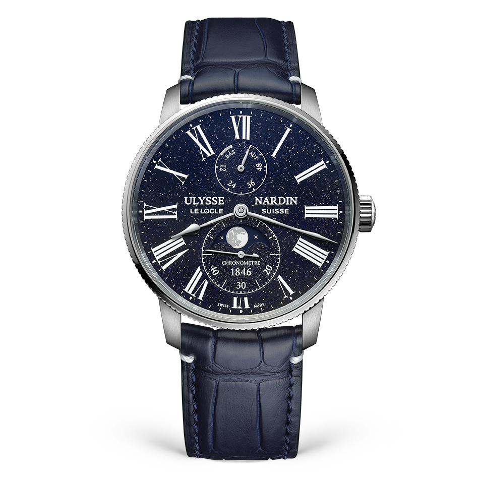 Marine Torpilleur Moonphase 42mm Stainless Steel