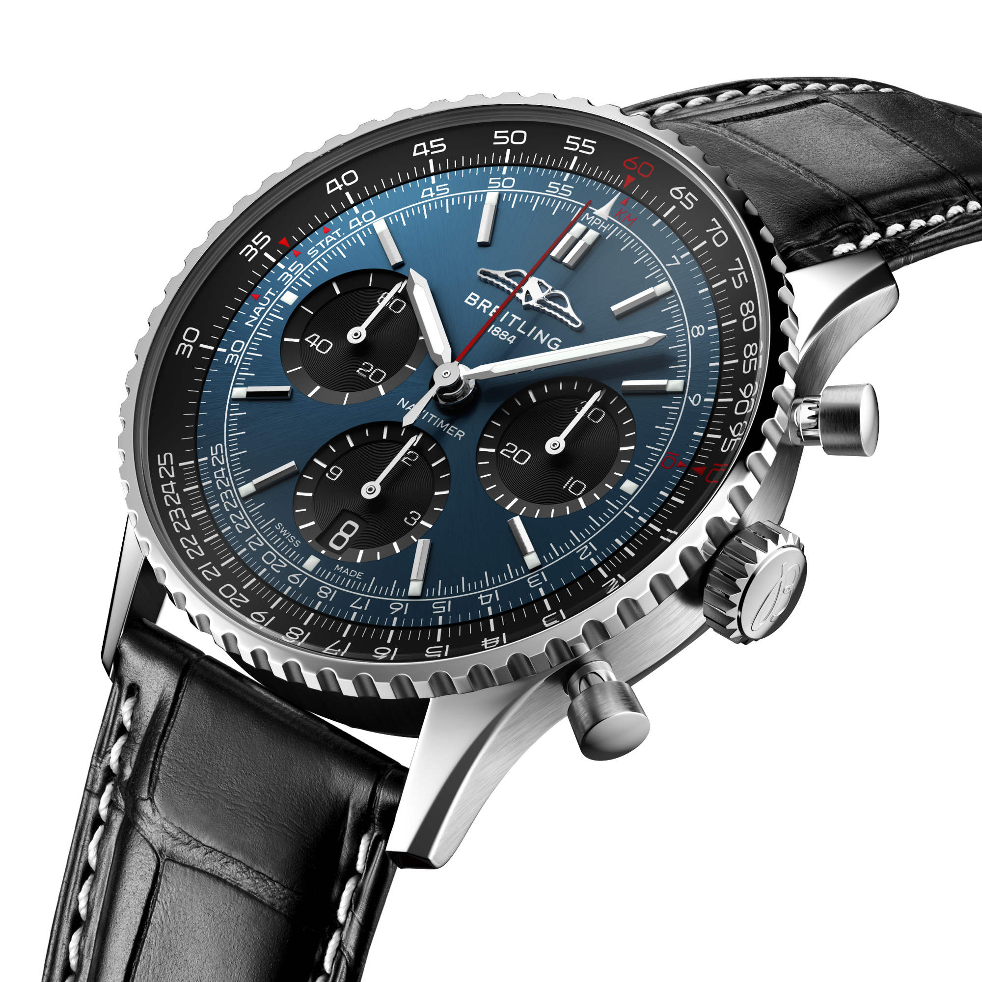 NAVITIMER B01 CHRONOGRAPH 41- STAINLESS STEEL/BLUE