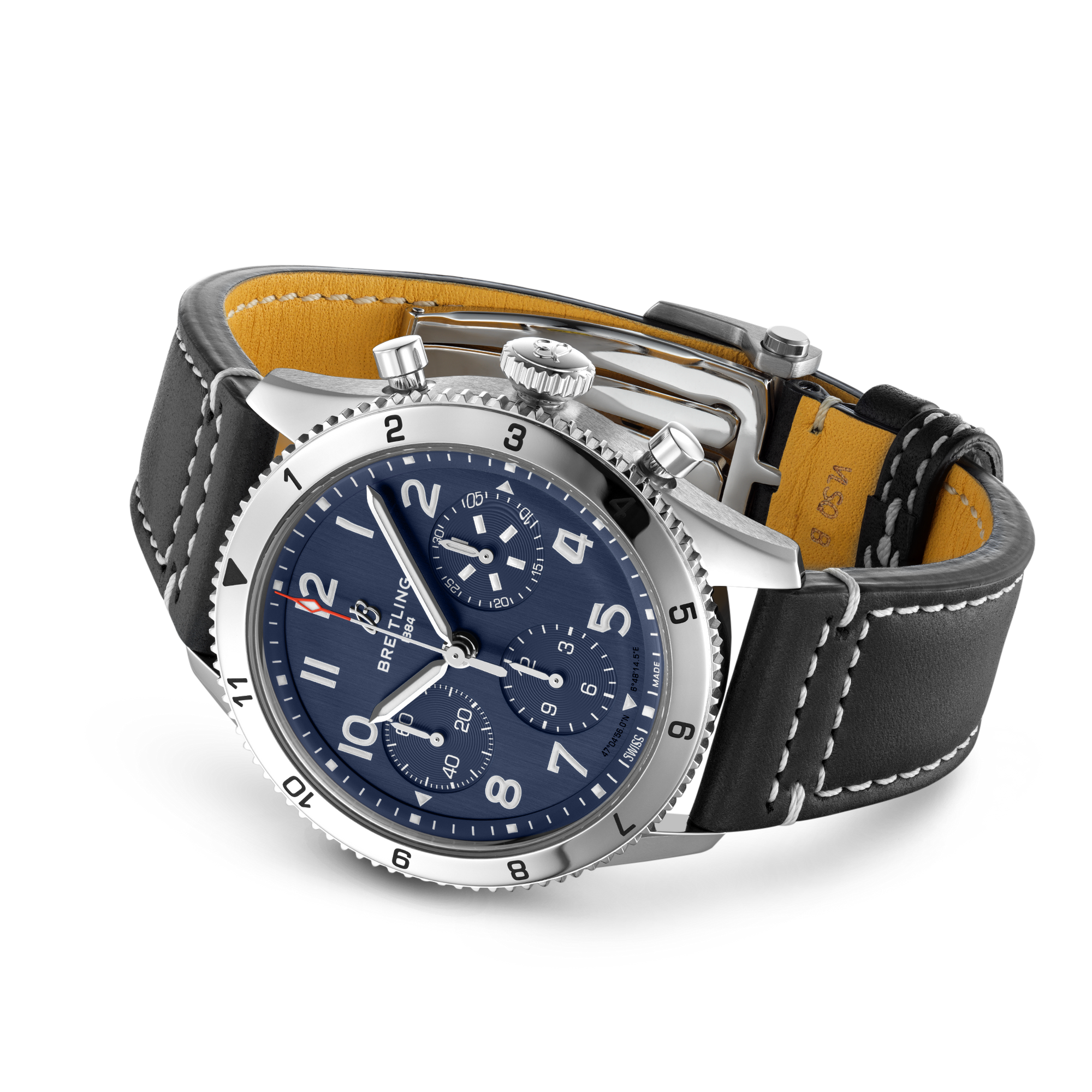 CLASSIC AVI CHRONOGRAPH 42 TRIBUTE TO VOUGHT F4U CORSAIR- STAINLESS STEEL/BLUE