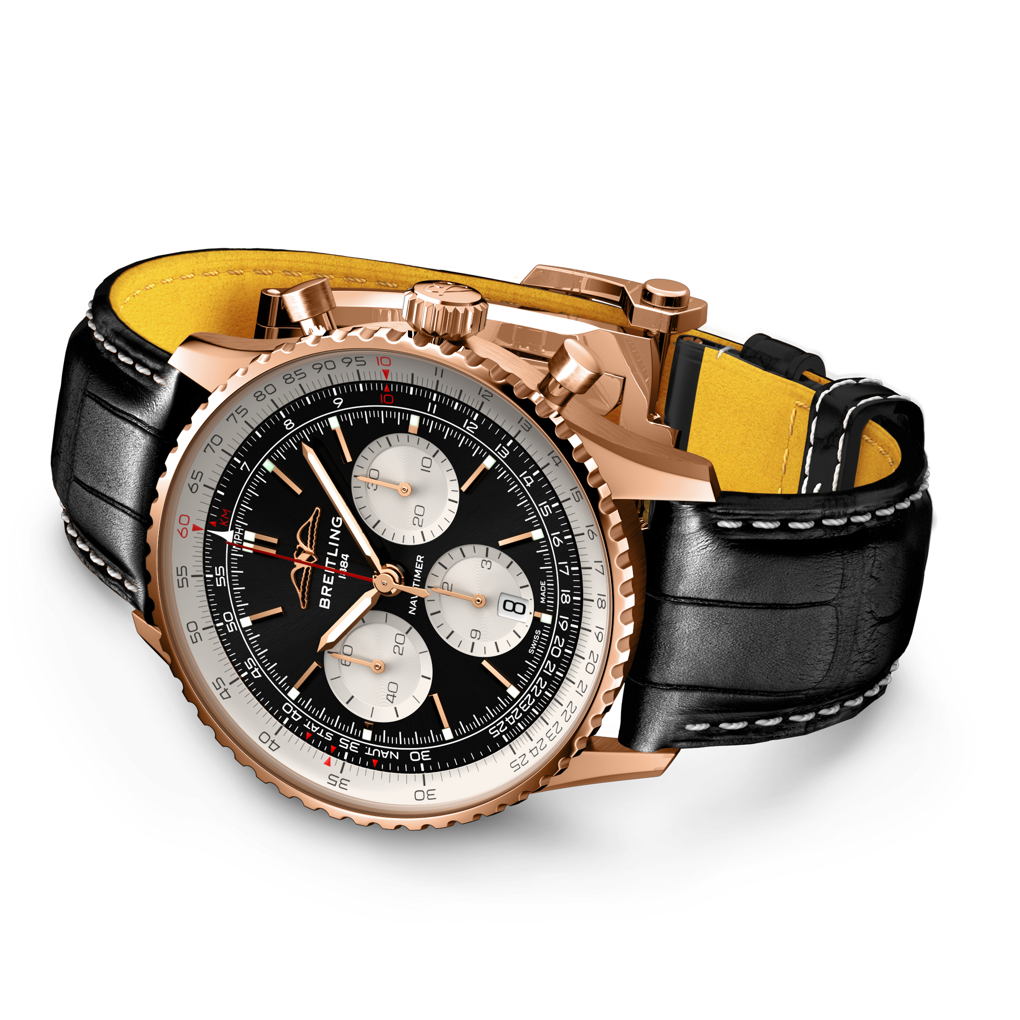 NAVITIMER B01 CHRONOGRAPH 43- 18K RED GOLD/BLACK