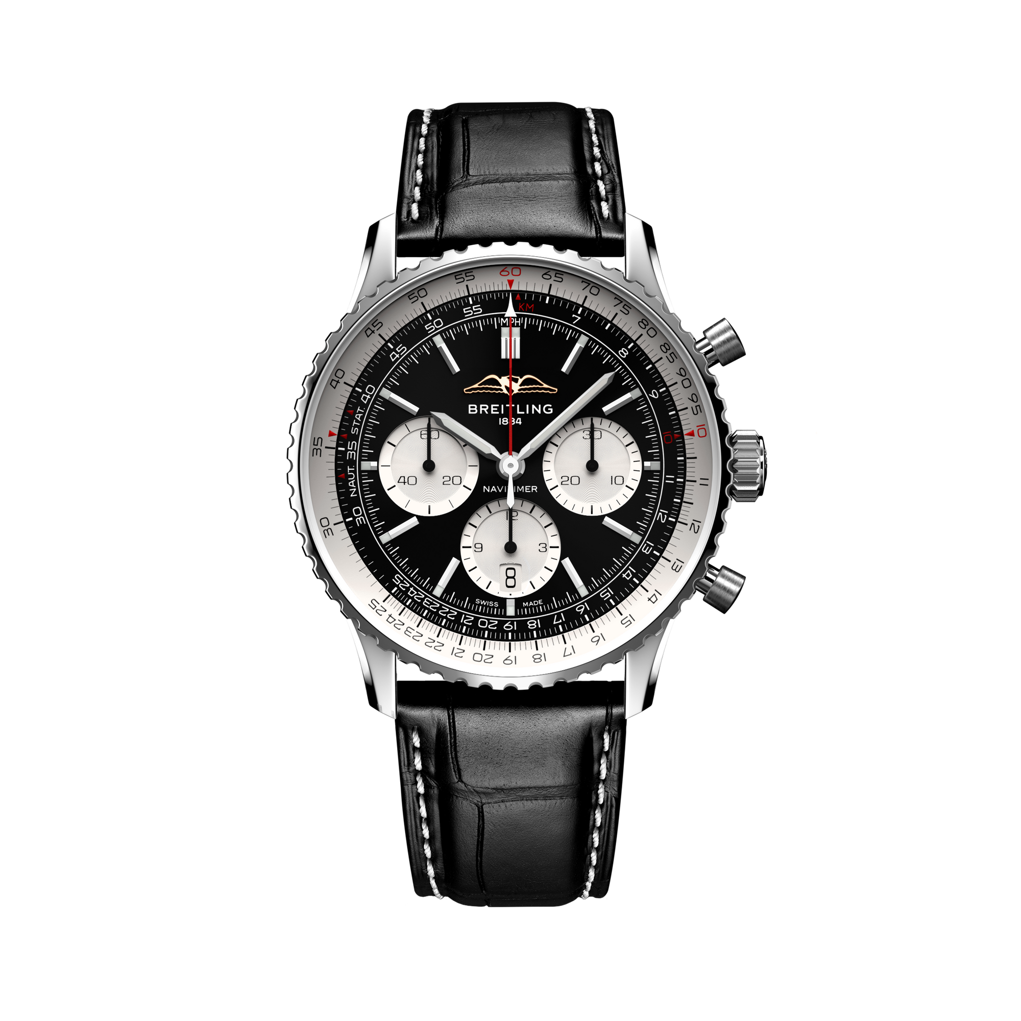 NAVITIMER B01 CHRONOGRAPH 43- STAINLESS STEEL/BLACK