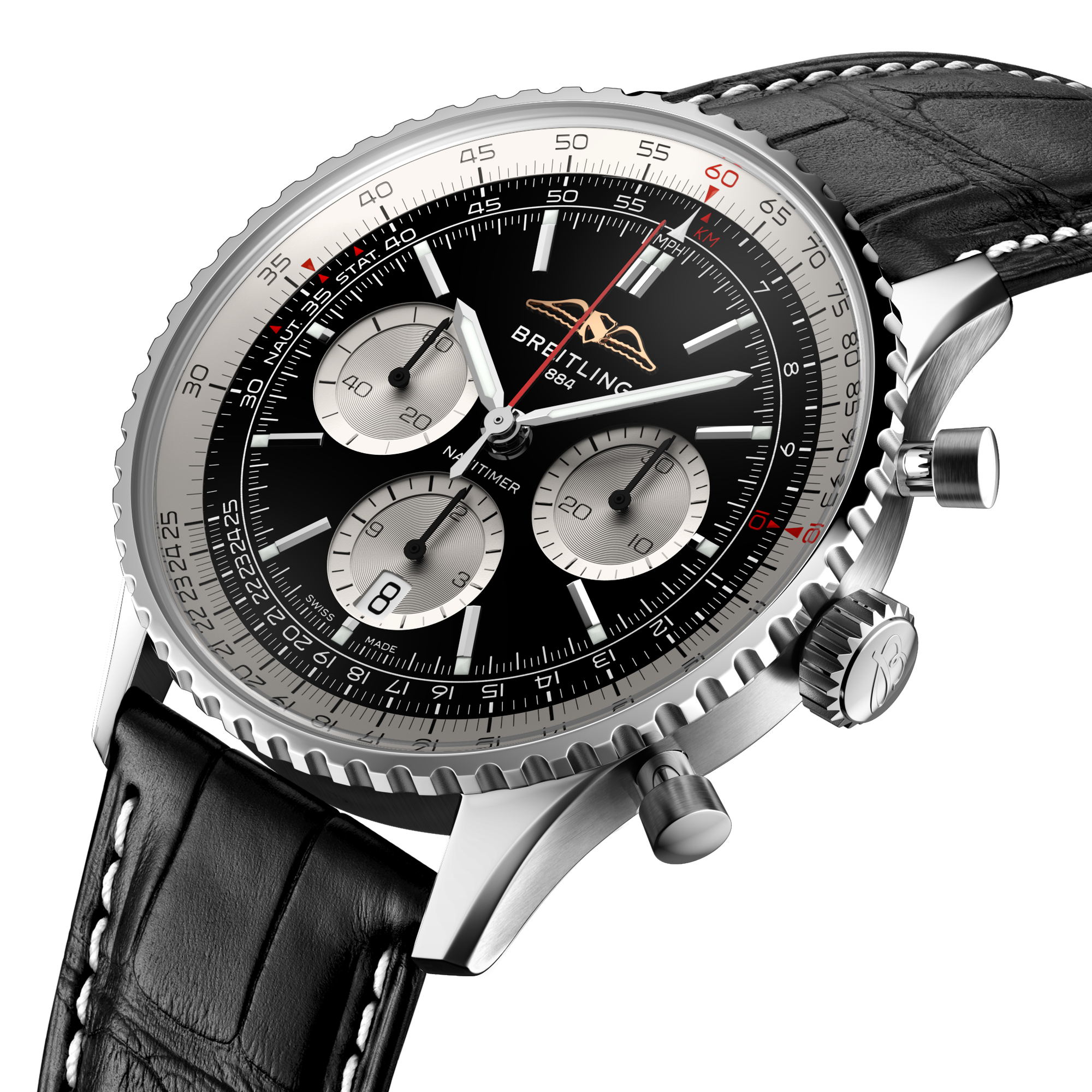 NAVITIMER B01 CHRONOGRAPH 43- STAINLESS STEEL/BLACK