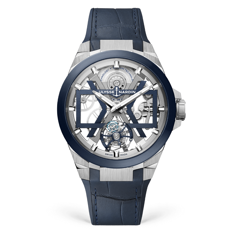 Blast Tourbillon 45 mm Blue PVD Titanium