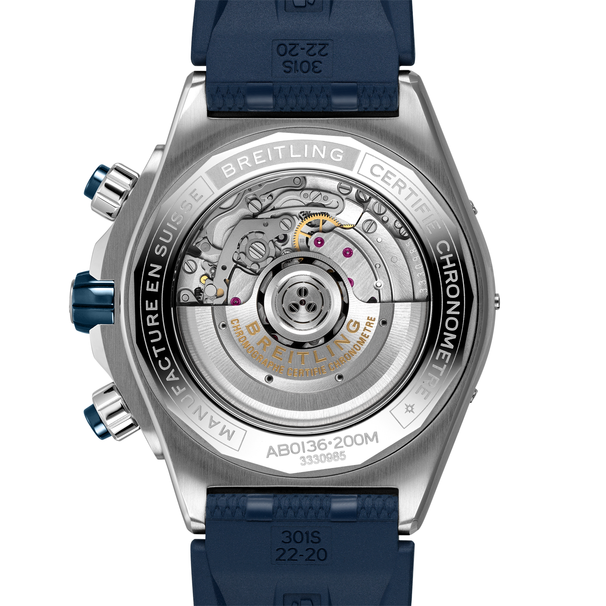 SUPER CHRONOMAT B01 44- STAINLESS STEEL/BLUE