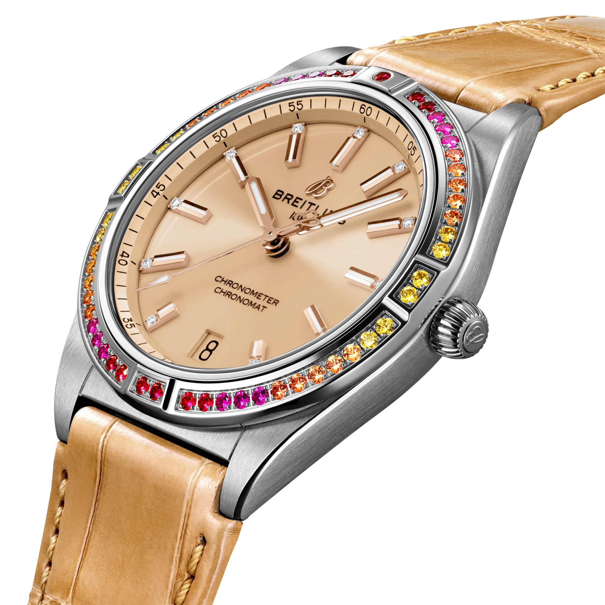 CHRONOMAT AUTOMATIC 36 SOUTH SEA- STAINLESS STEEL/PINK