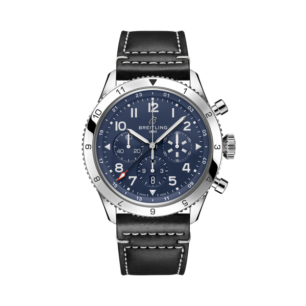 CLASSIC AVI CHRONOGRAPH 42 TRIBUTE TO VOUGHT F4U CORSAIR- STAINLESS STEEL/BLUE