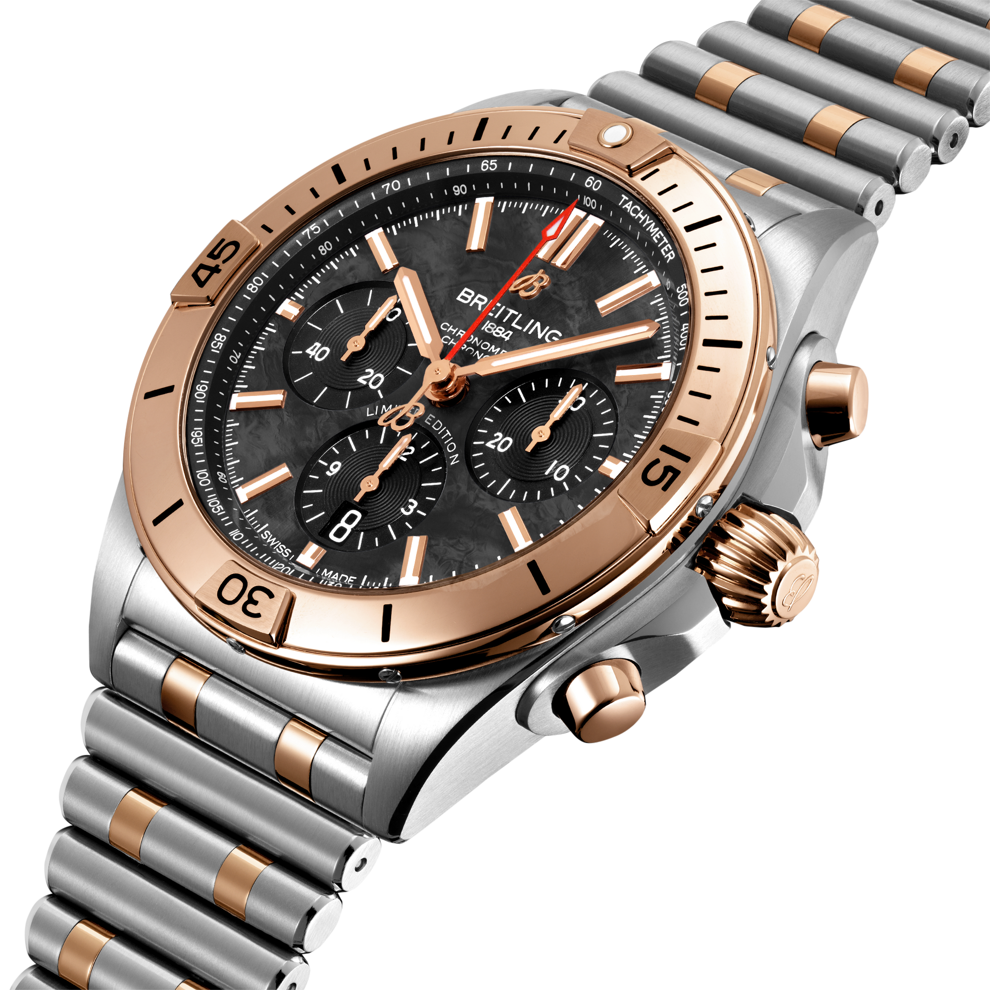 CHRONOMAT B01 42- STAINLESS STEEL/18K RED GOLD