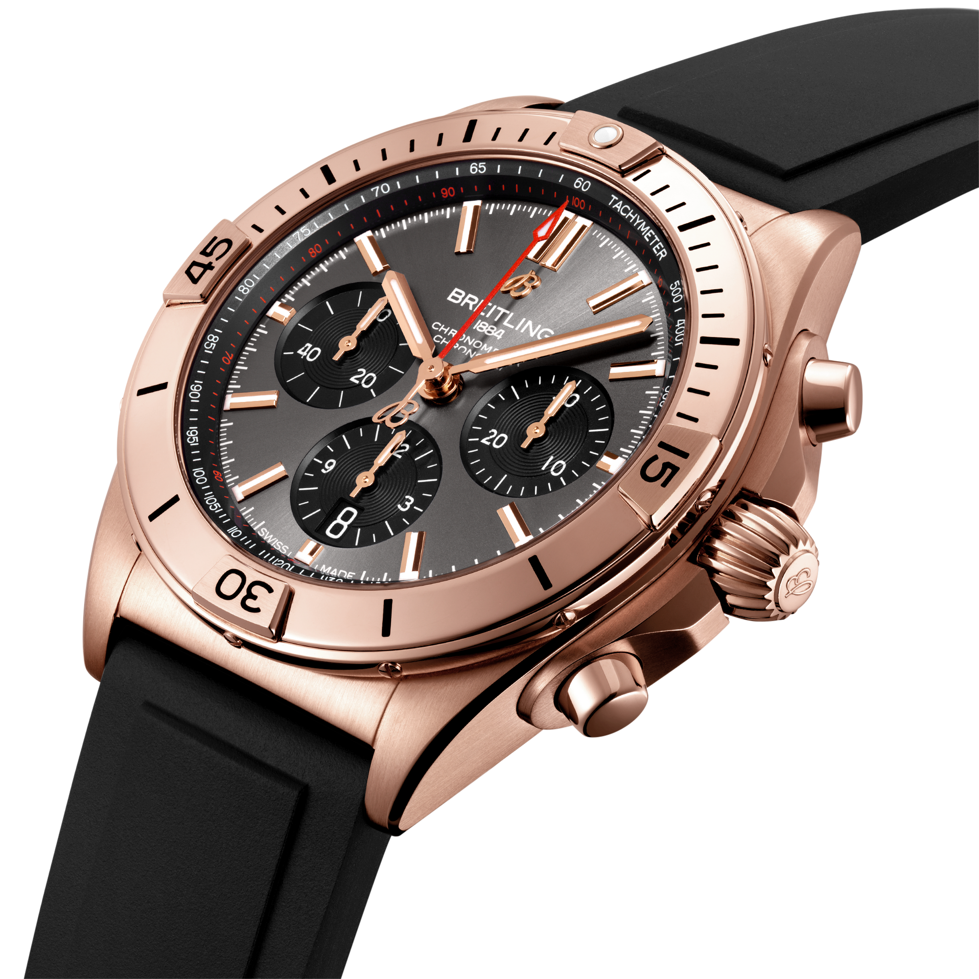 CHRONOMAT B01 42- 18K RED GOLD