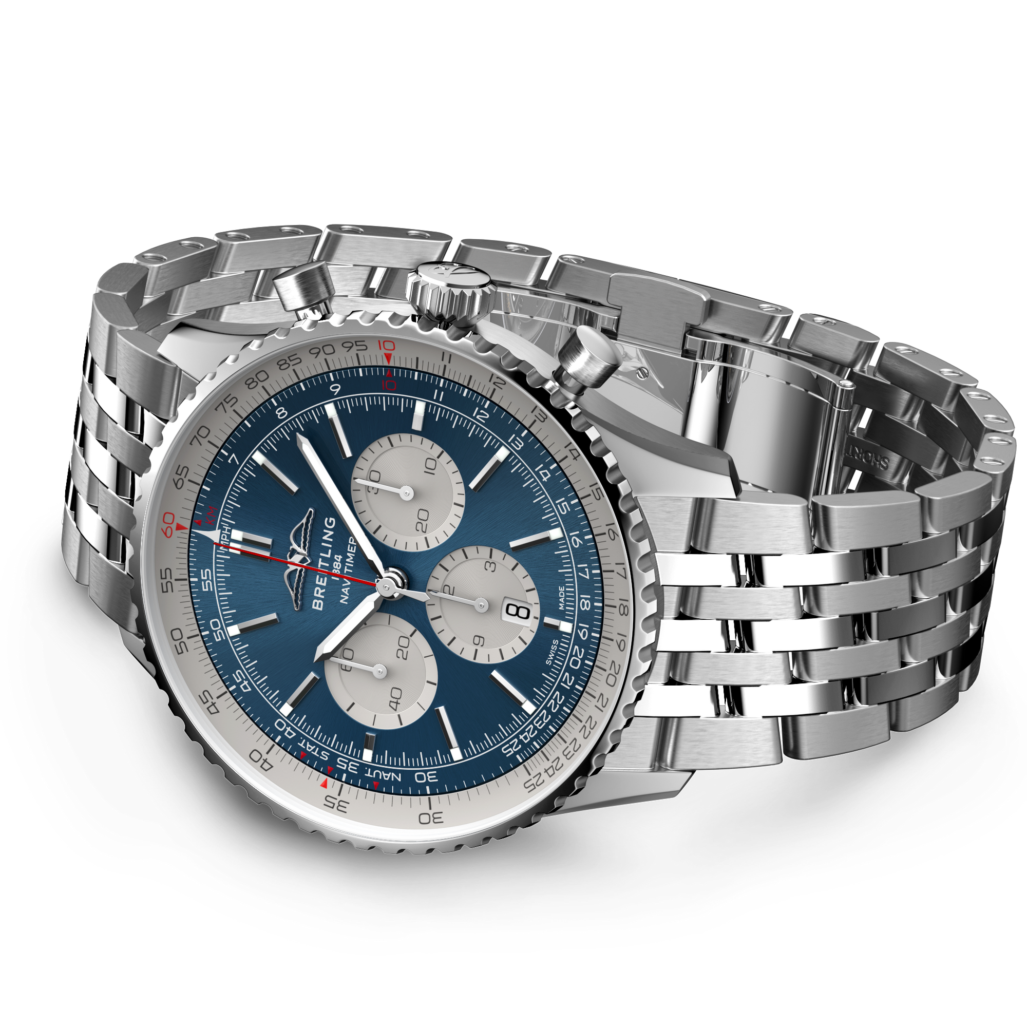 NAVITIMER B01 CHRONOGRAPH 46- STAINLESS STEEL/BLUE