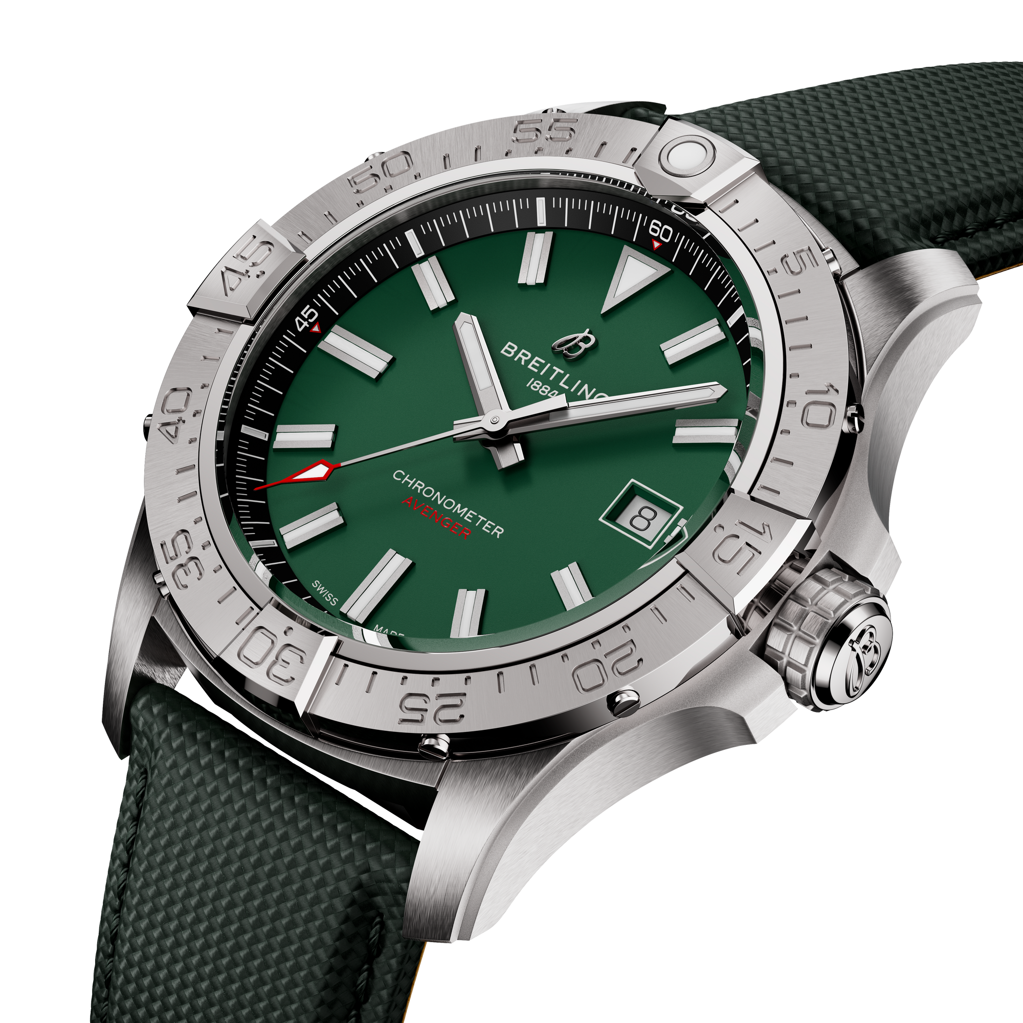 AVENGER AUTOMMATIC 42- STAINLESS STEEL/DARK GREEN