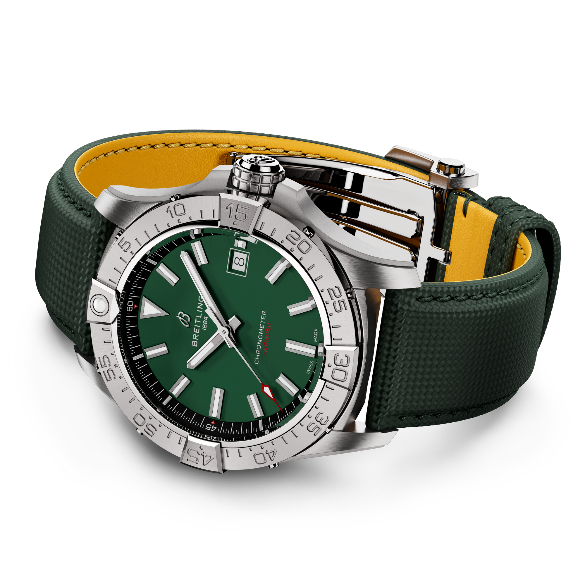 AVENGER AUTOMMATIC 42- STAINLESS STEEL/DARK GREEN