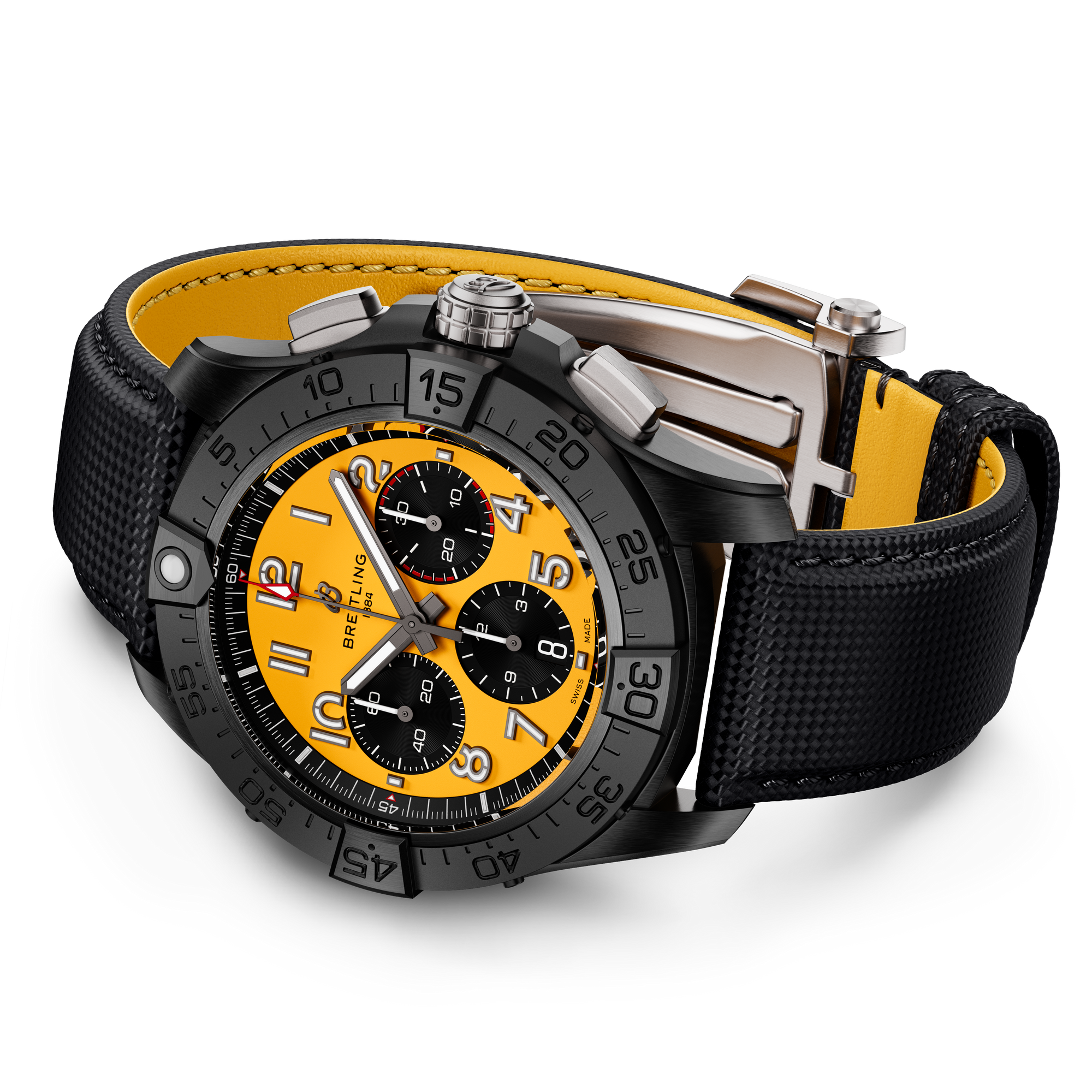 AVENGER B01 CHRONOGRAPH 44 NIGHT MISSION- CERAMIC/YELLOW