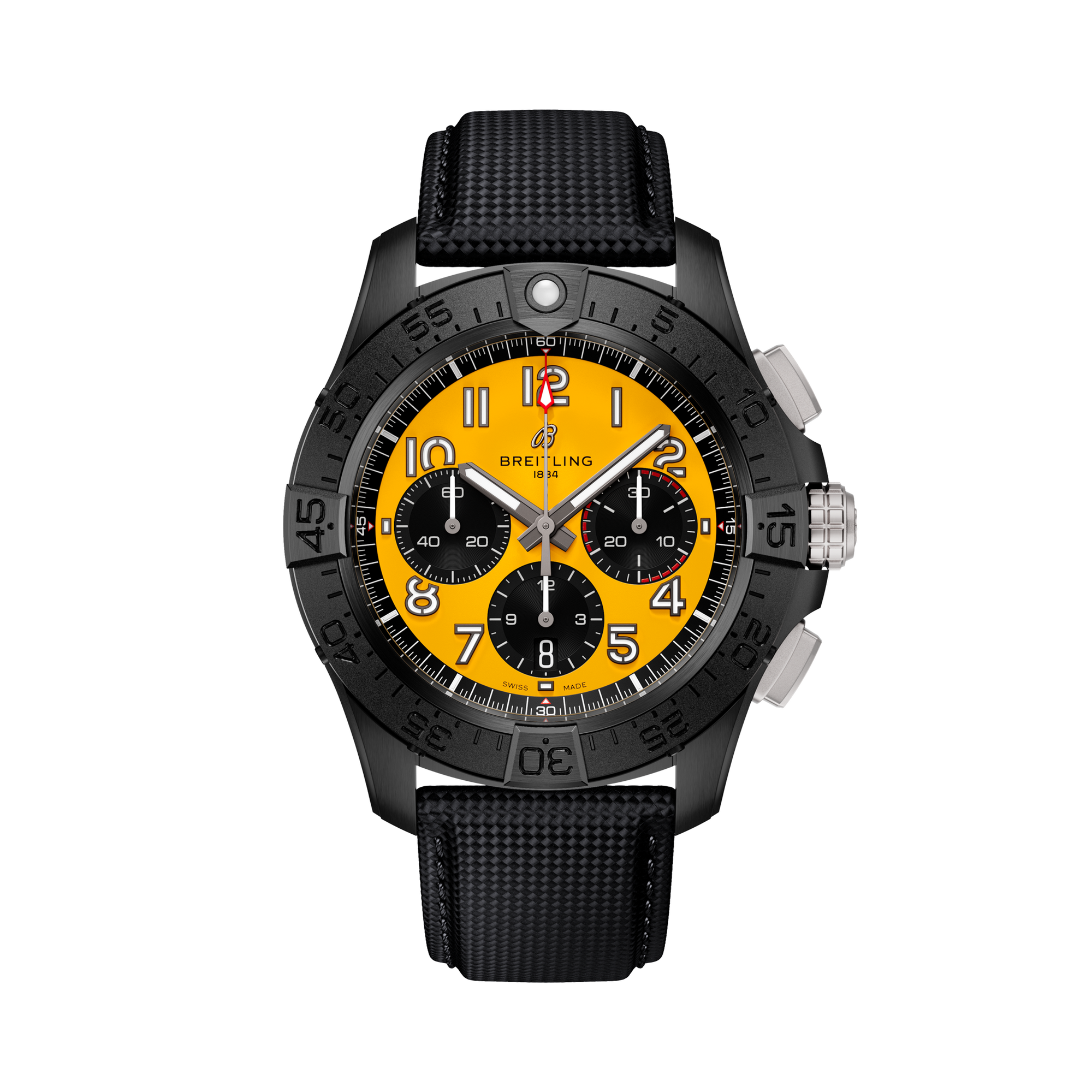 AVENGER B01 CHRONOGRAPH 44 NIGHT MISSION- CERAMIC/YELLOW