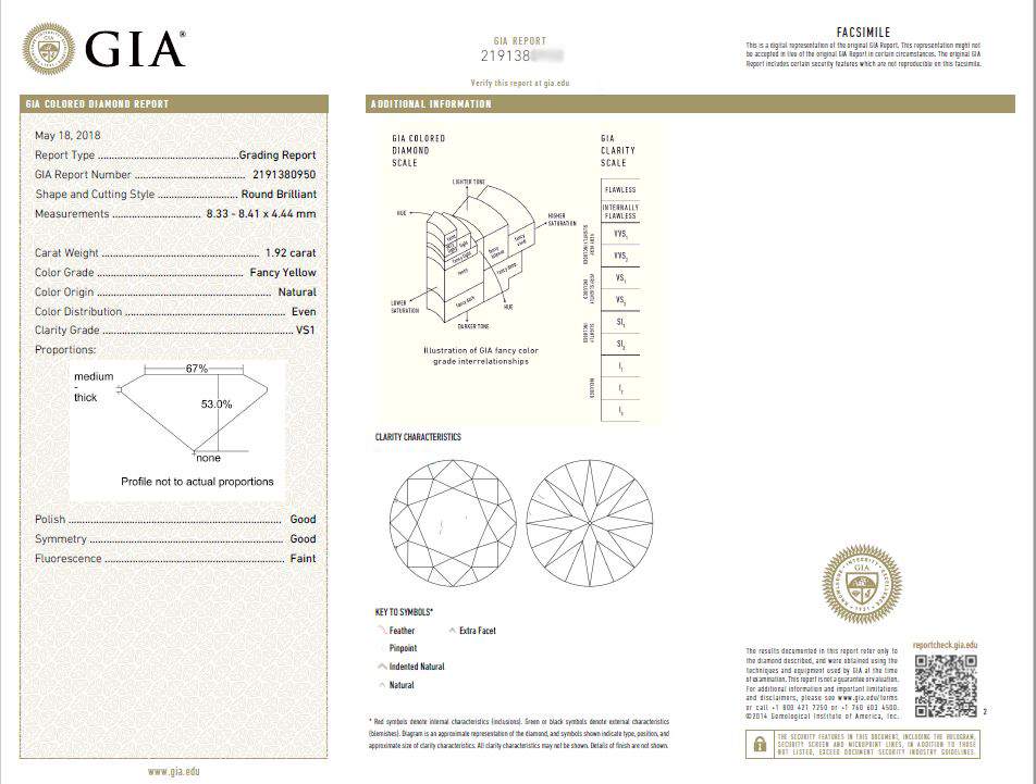 Loose Round Brilliant Diamond