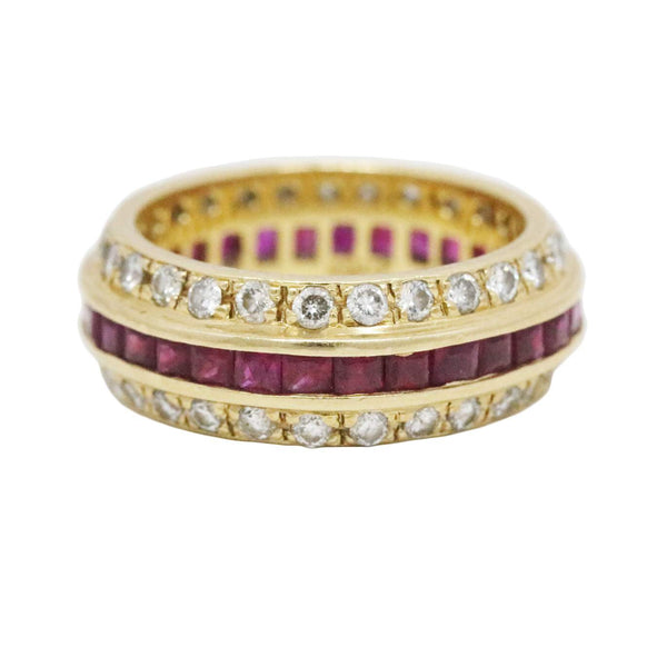 RUBY DIAMOND ETERNITY BAND