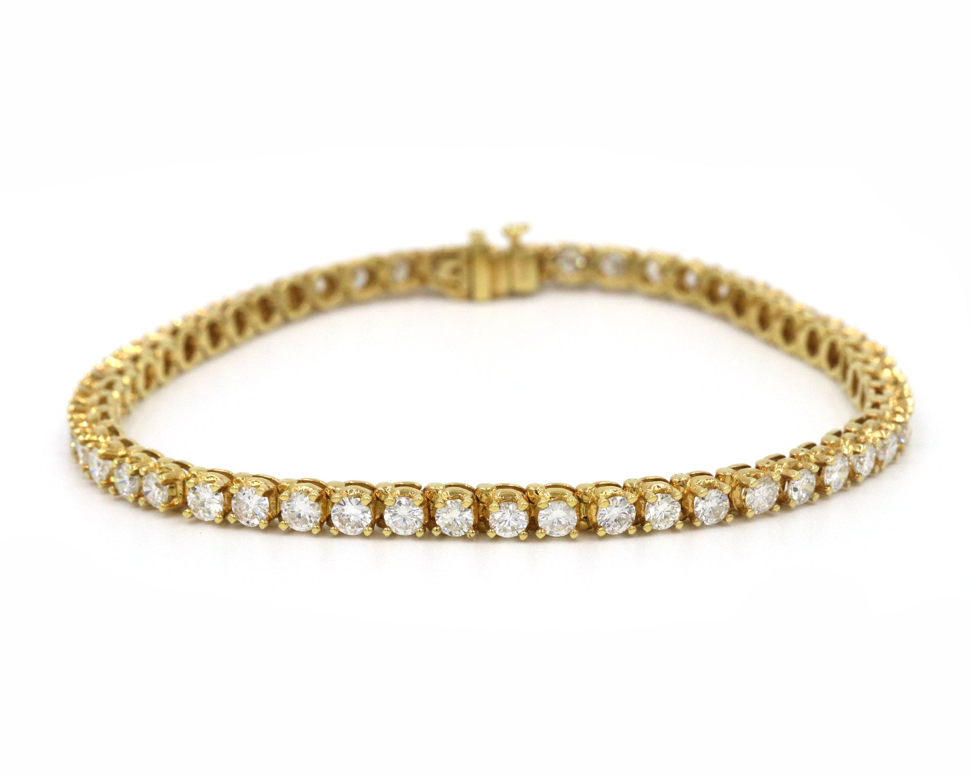 18KY DIAMOND TENNIS BRACELET