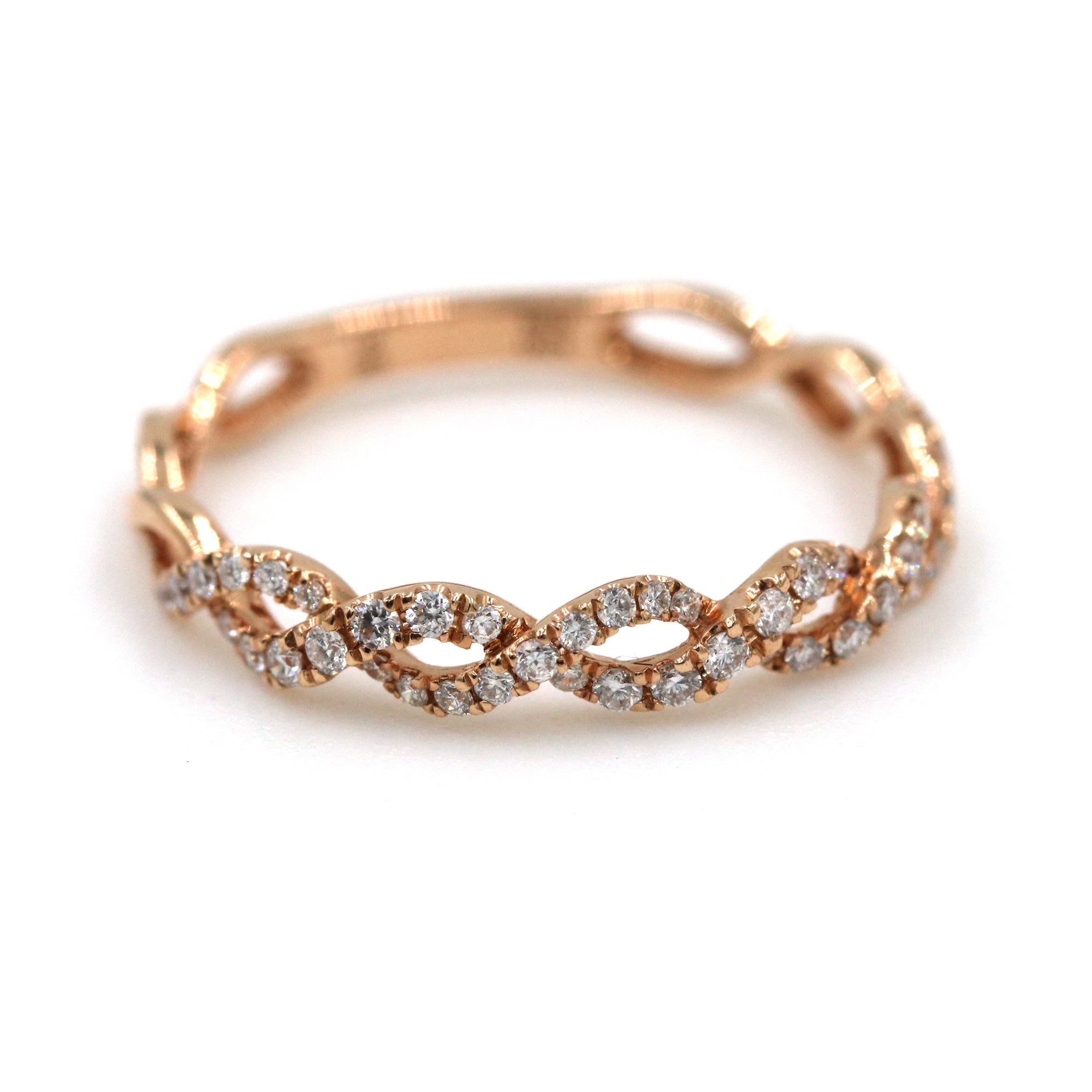 14K DIAMOND BAND