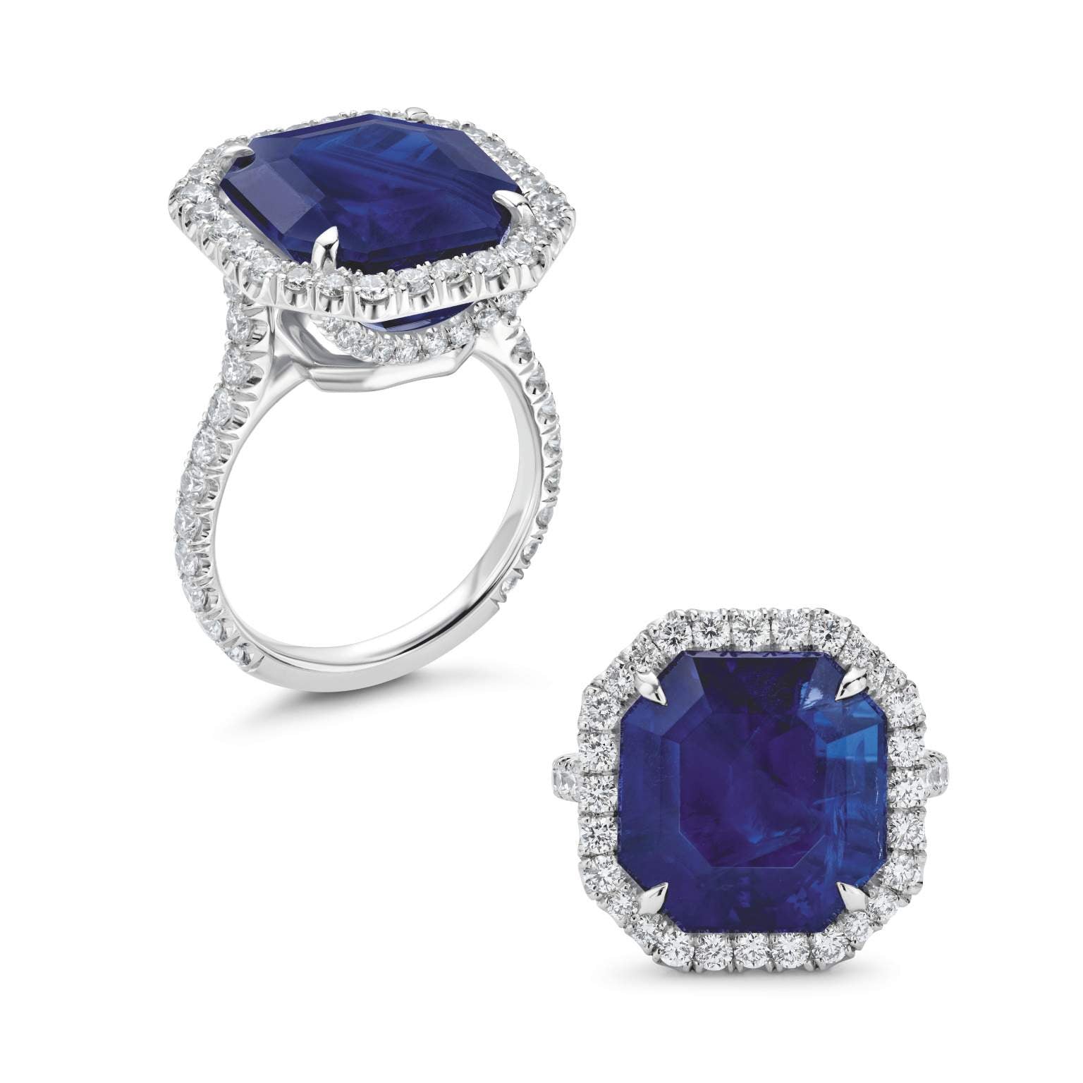 SAPPHIRE DIAMOND RING