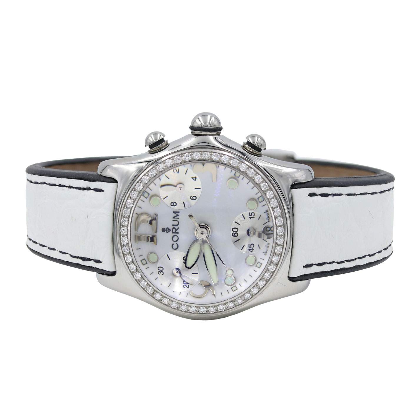 CORUM LADIES BUBBLE DIAMOND WATCH