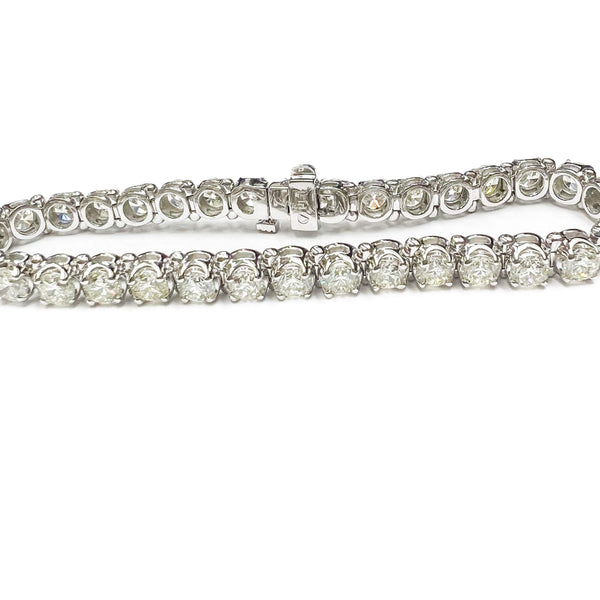 10.43ct DIAMOND TENNIS BRACELET