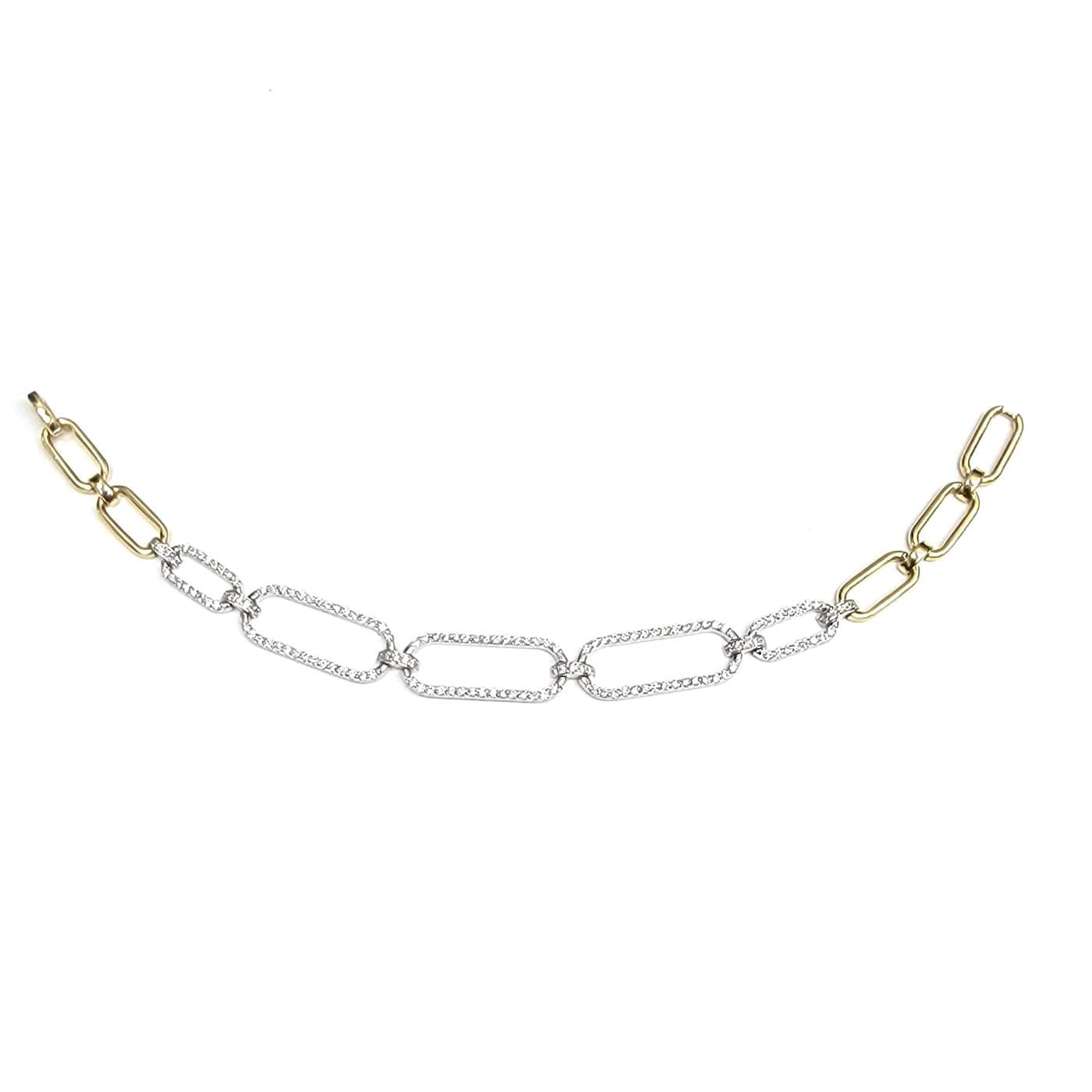 OVAL DIAMOND LINK BRACELET