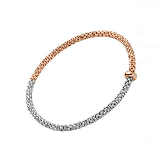 FOPE PRIMA FLEX'IT BRACELET WITH BICOLOR MESH