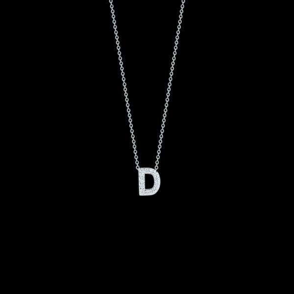 ROBERTO COIN DIAMOND LOVE LETTER "D"