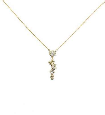 14K 5DIAMOND NECKLACE