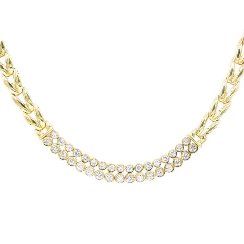 14K ~2.05ctw DIAMOND NECKLACE