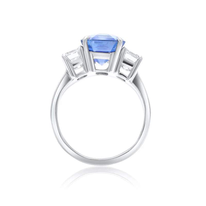 18K SAPPHIRE DIAMOND RING