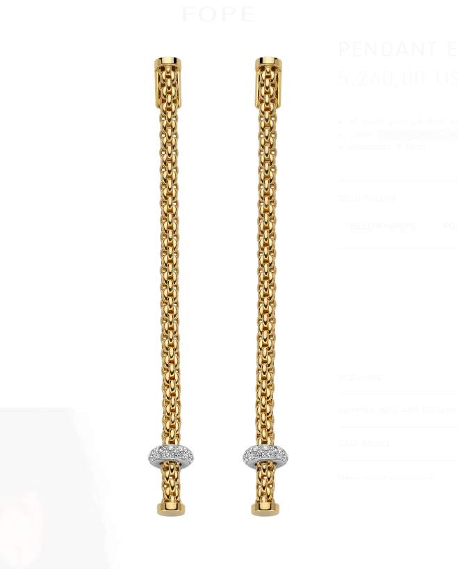 18K FOPE EARRINGS