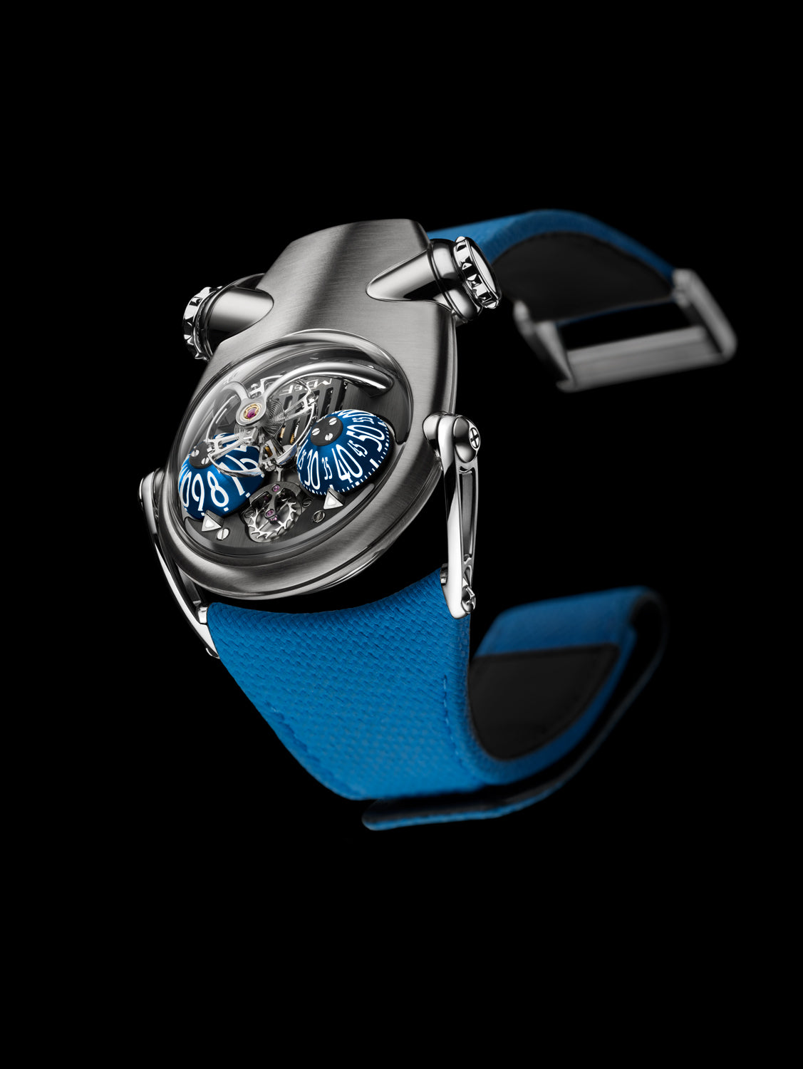 MB&F HM10 Bulldog TI- Blue/Titanium