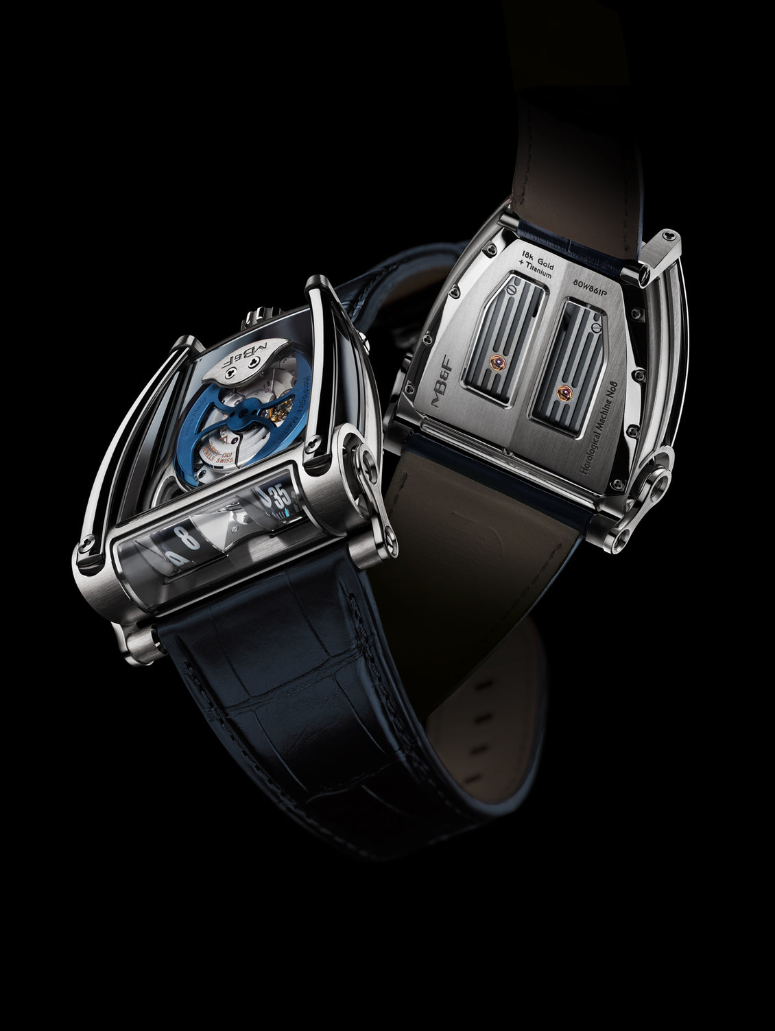 MB&F Horological Machine N°8 Can-Am- White Gold/Titanium