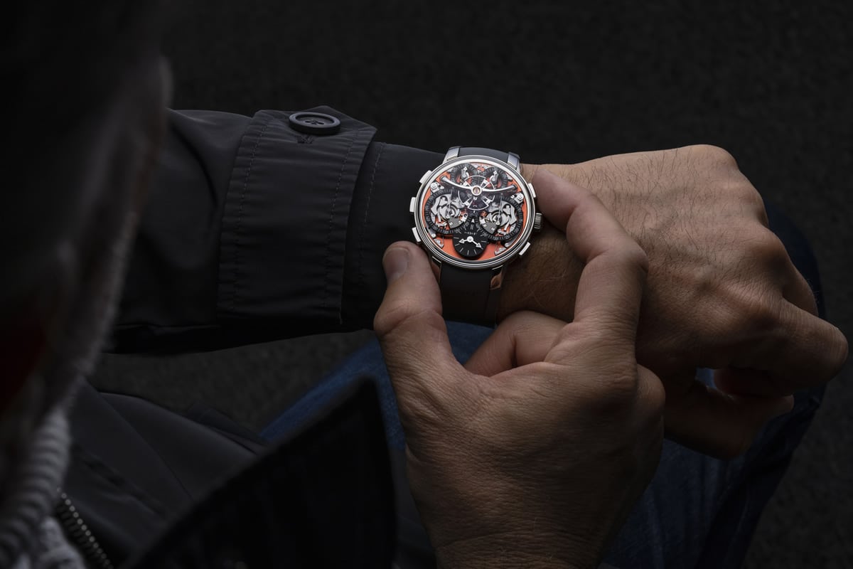 MB&F LM Sequential EVO- Orange/Zirconium