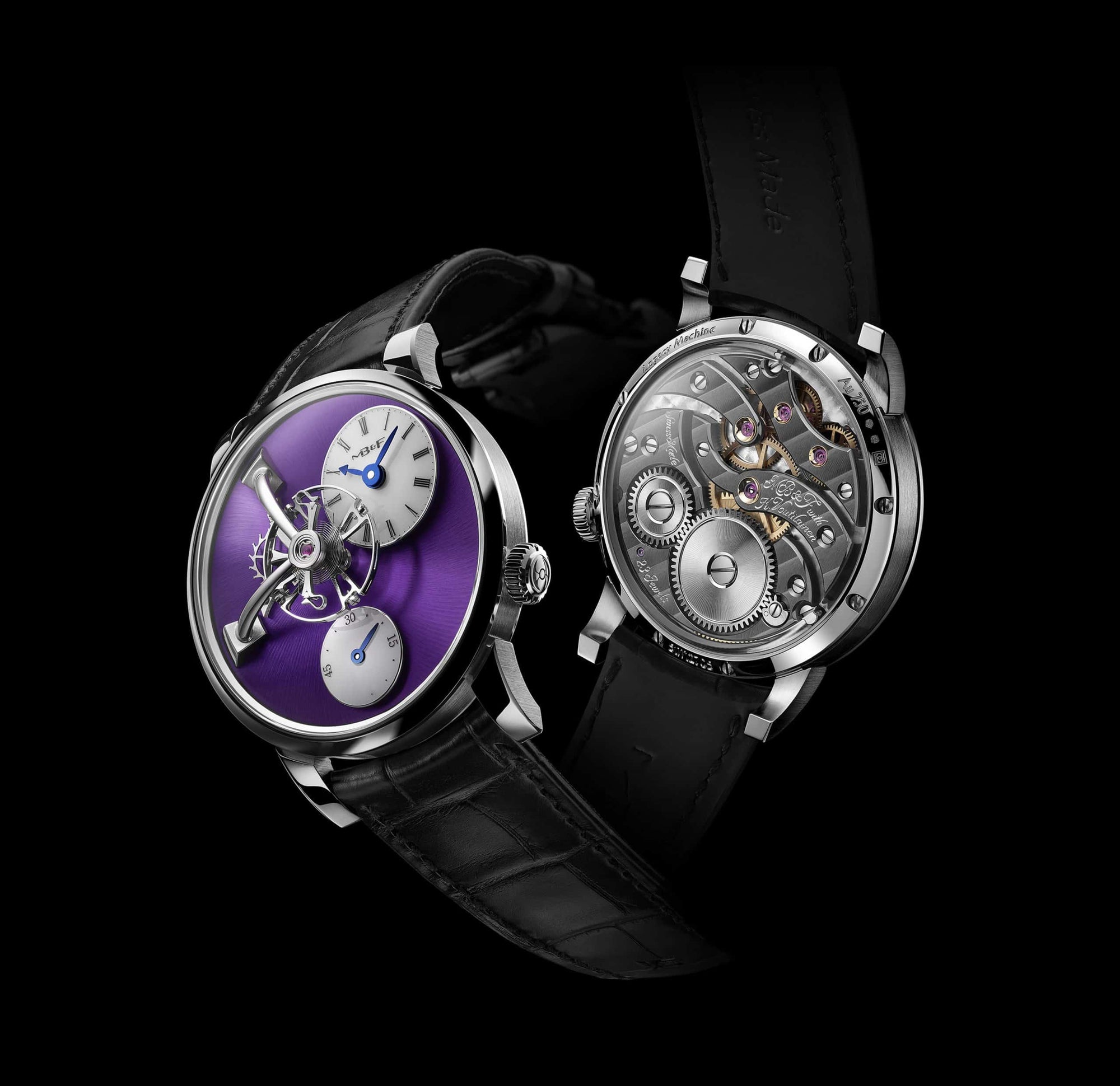 MB&F Legacy Machine 101- Purple/White Gold