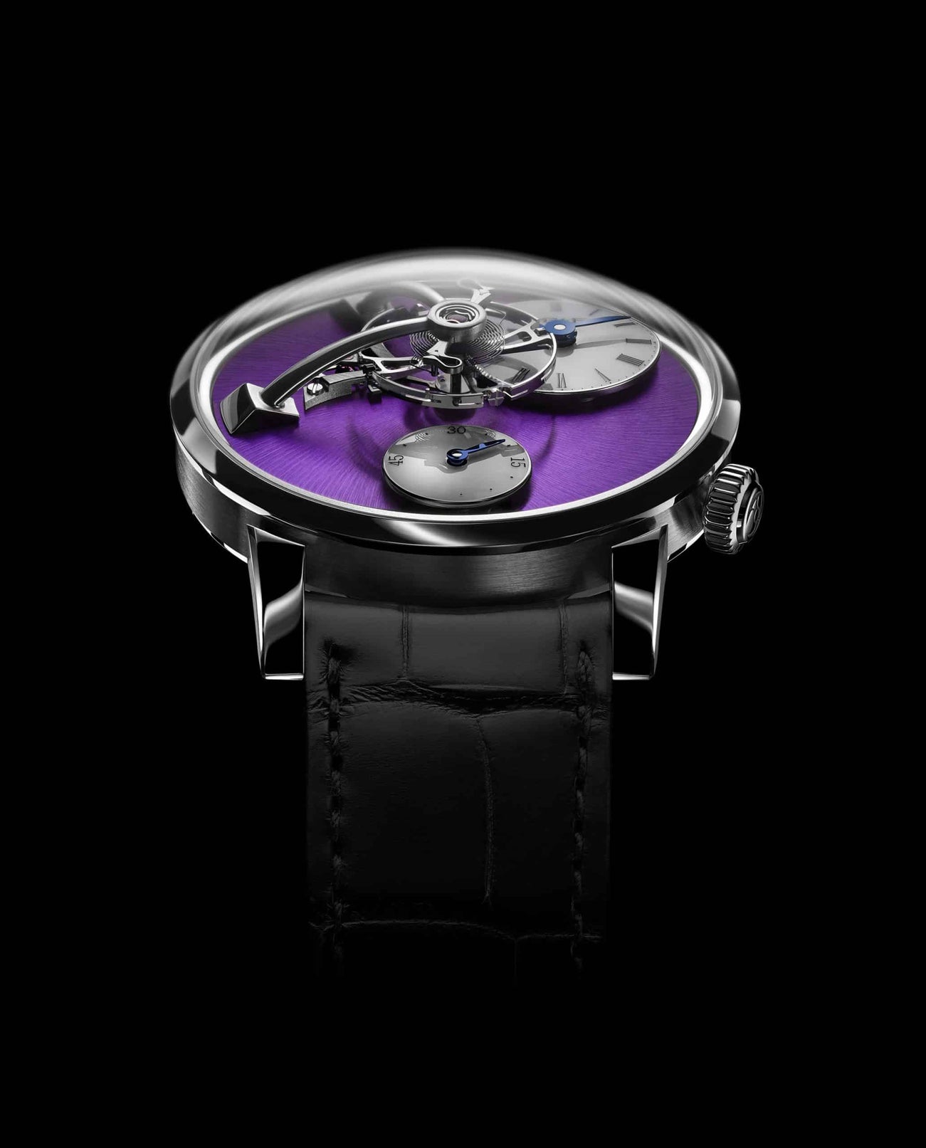 MB&F Legacy Machine 101- Purple/White Gold