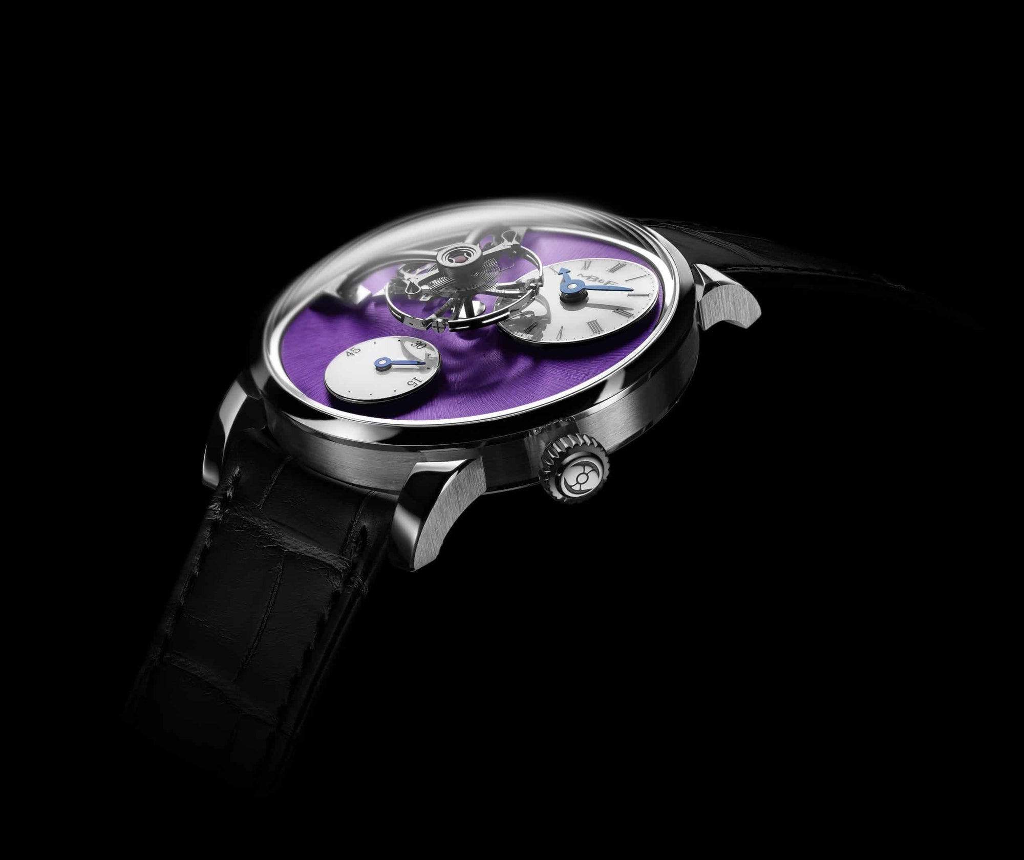 MB&F Legacy Machine 101- Purple/White Gold