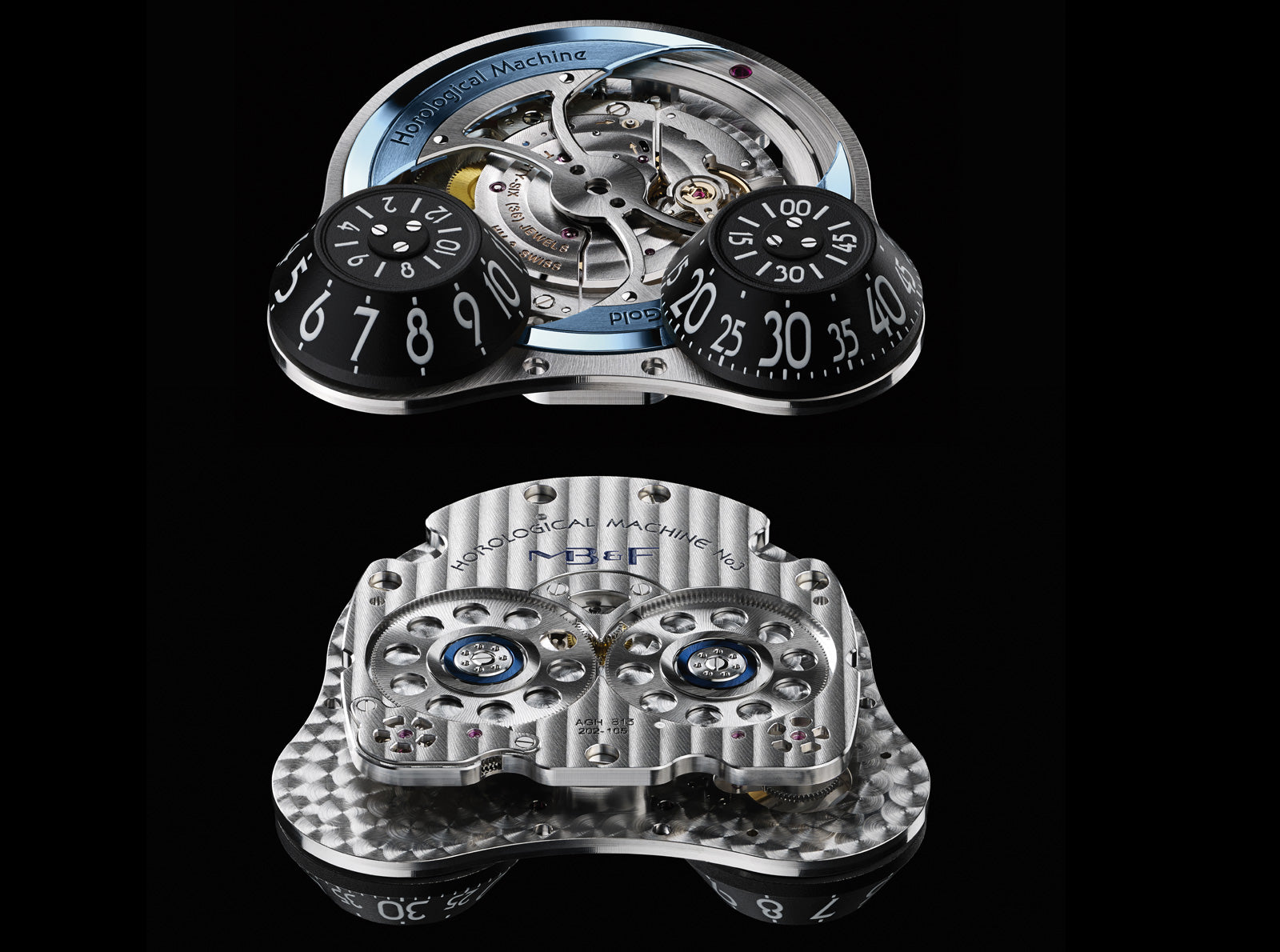 MB&F HM3 Megawind WG- White Gold/Titanium