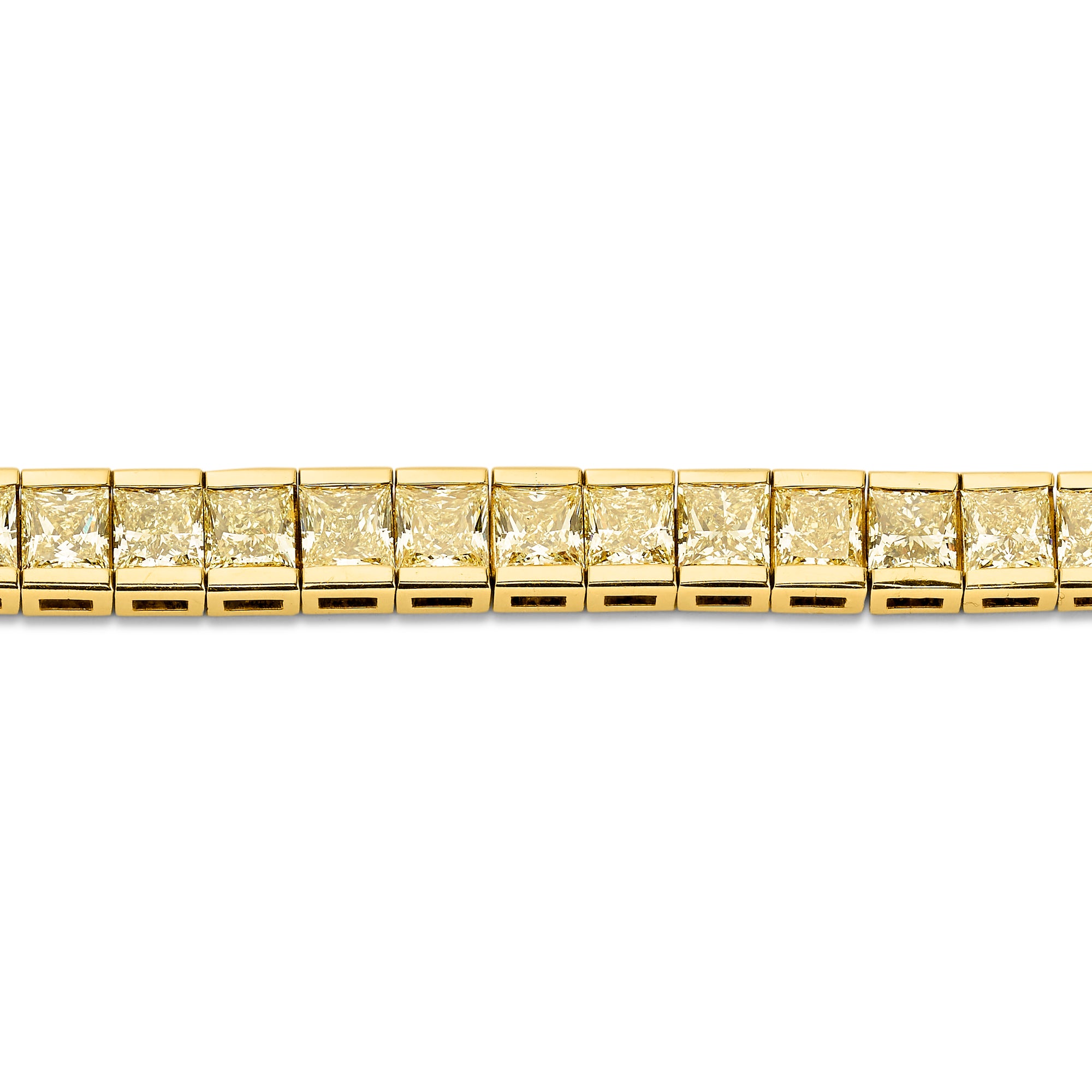 Yellow Diamond Tennis Bracelet