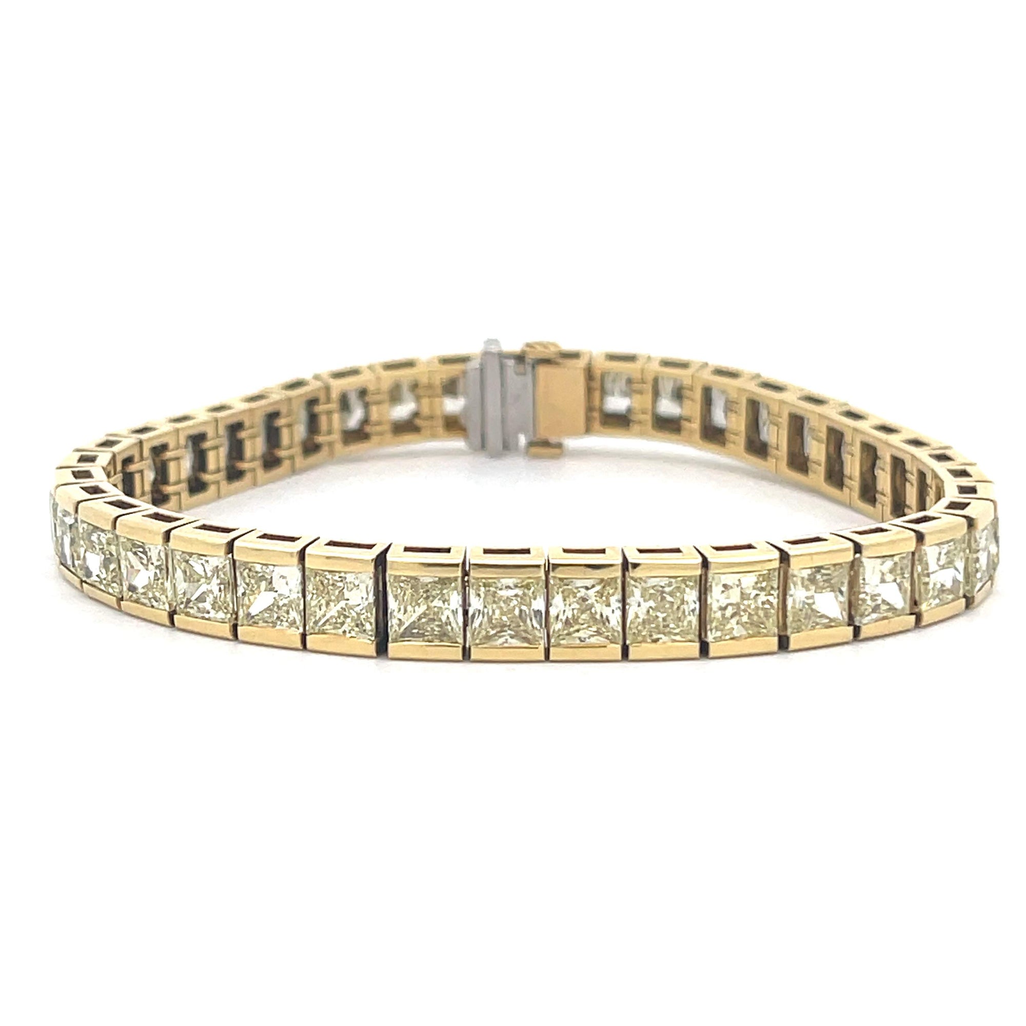 Fancy Diamond Tennis Bracelet