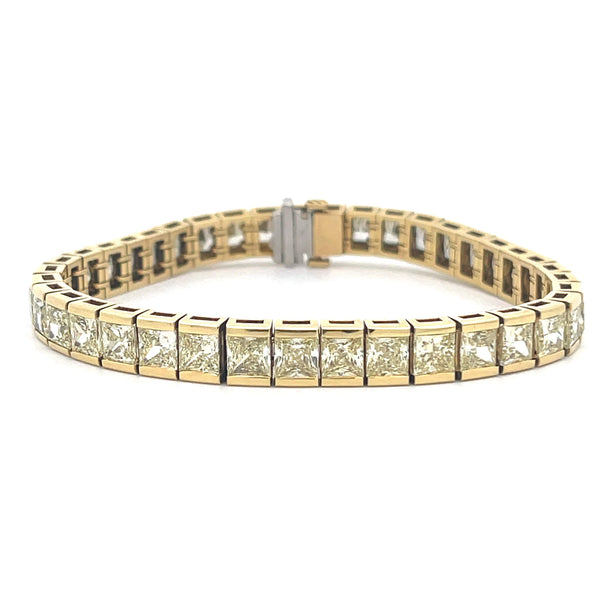 Fancy Diamond Tennis Bracelet