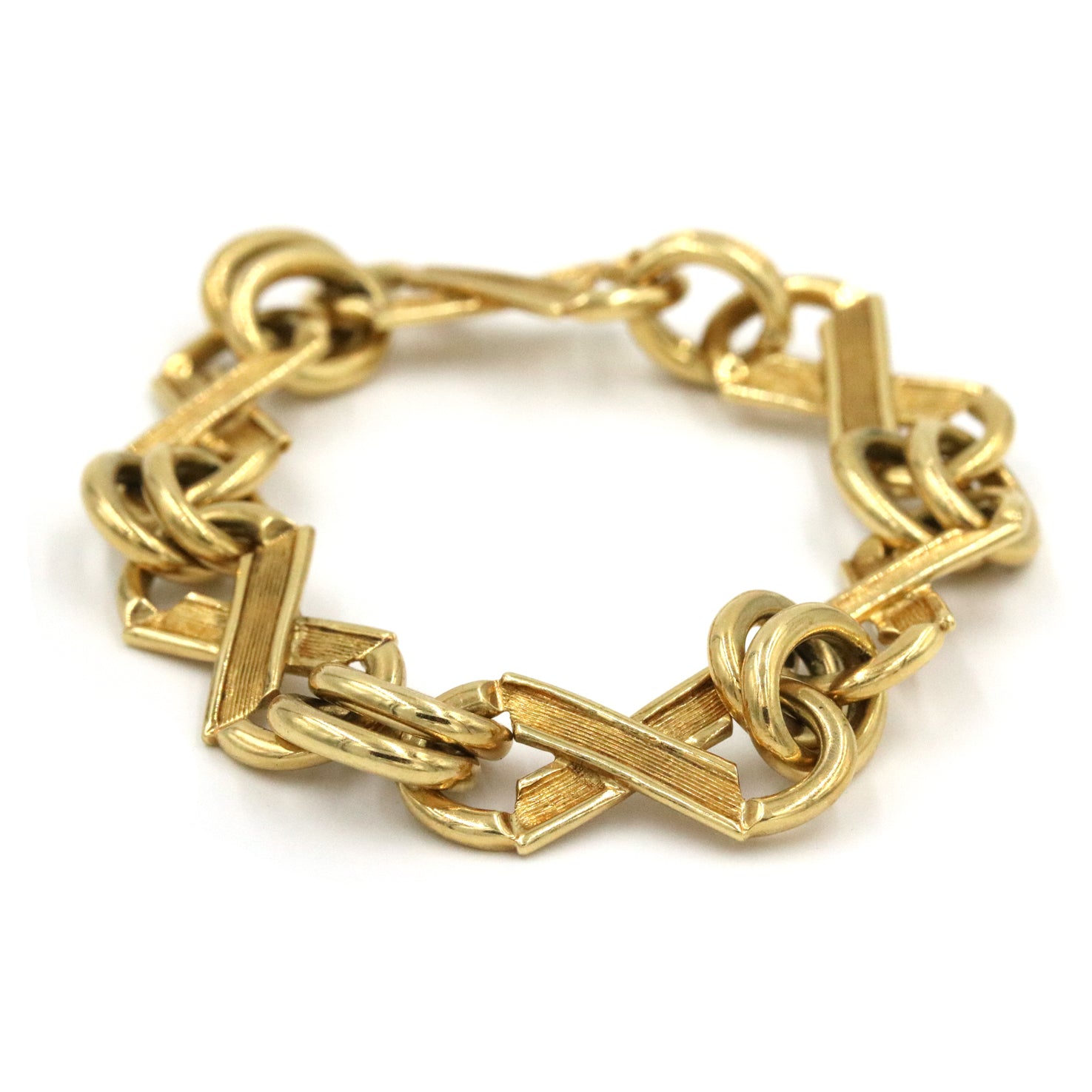 Schlumberger Link "X" Bracelet