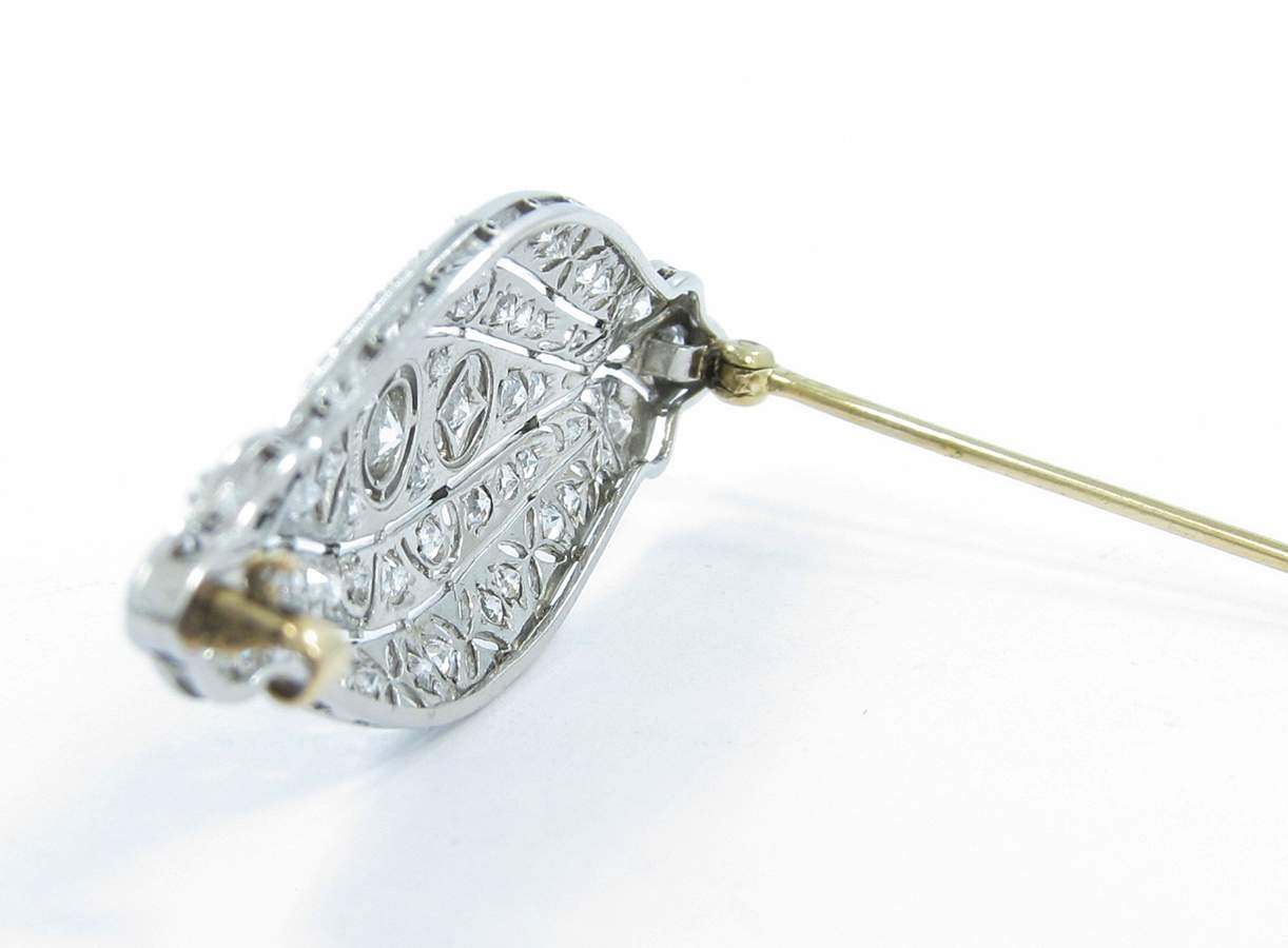 Diamond 1920's Fashion Pin