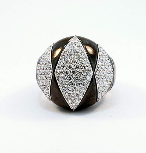 1.98 CTW ROBERTO DEMEGLIO CERAMIC RING