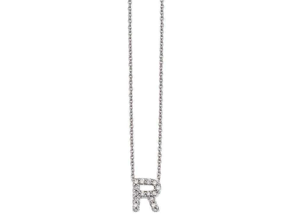 Roberto Coin Love Letter "R" Necklace