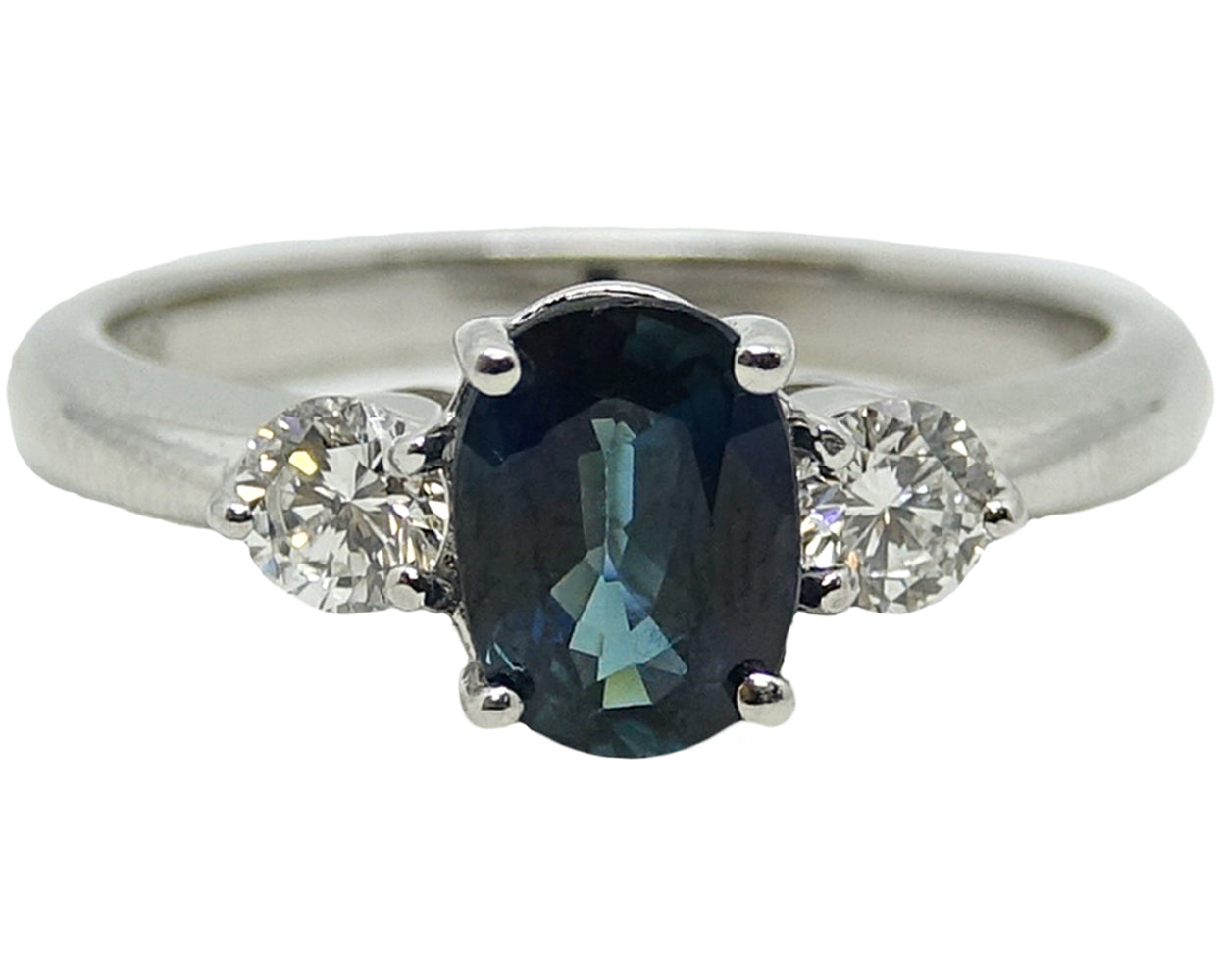 Sapphire And Diamond Ring