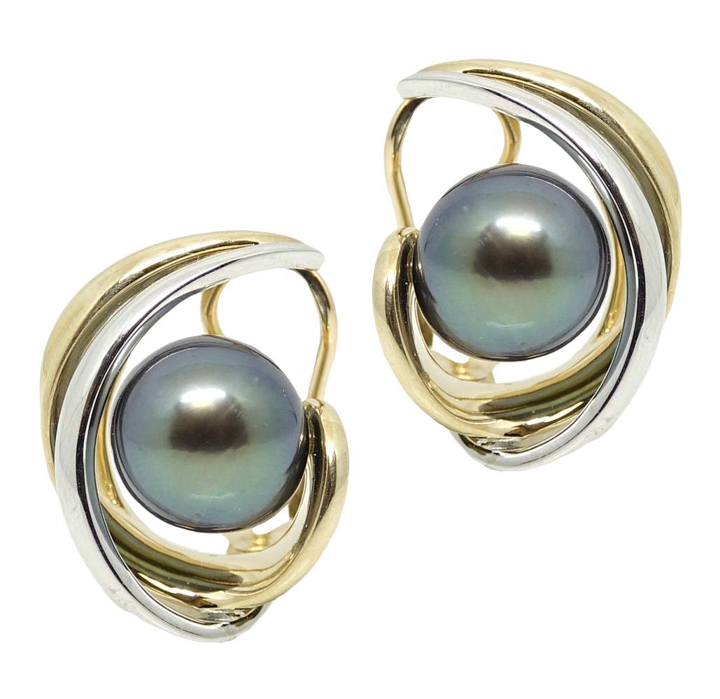 TAHITIAN PEARL EARRINGS