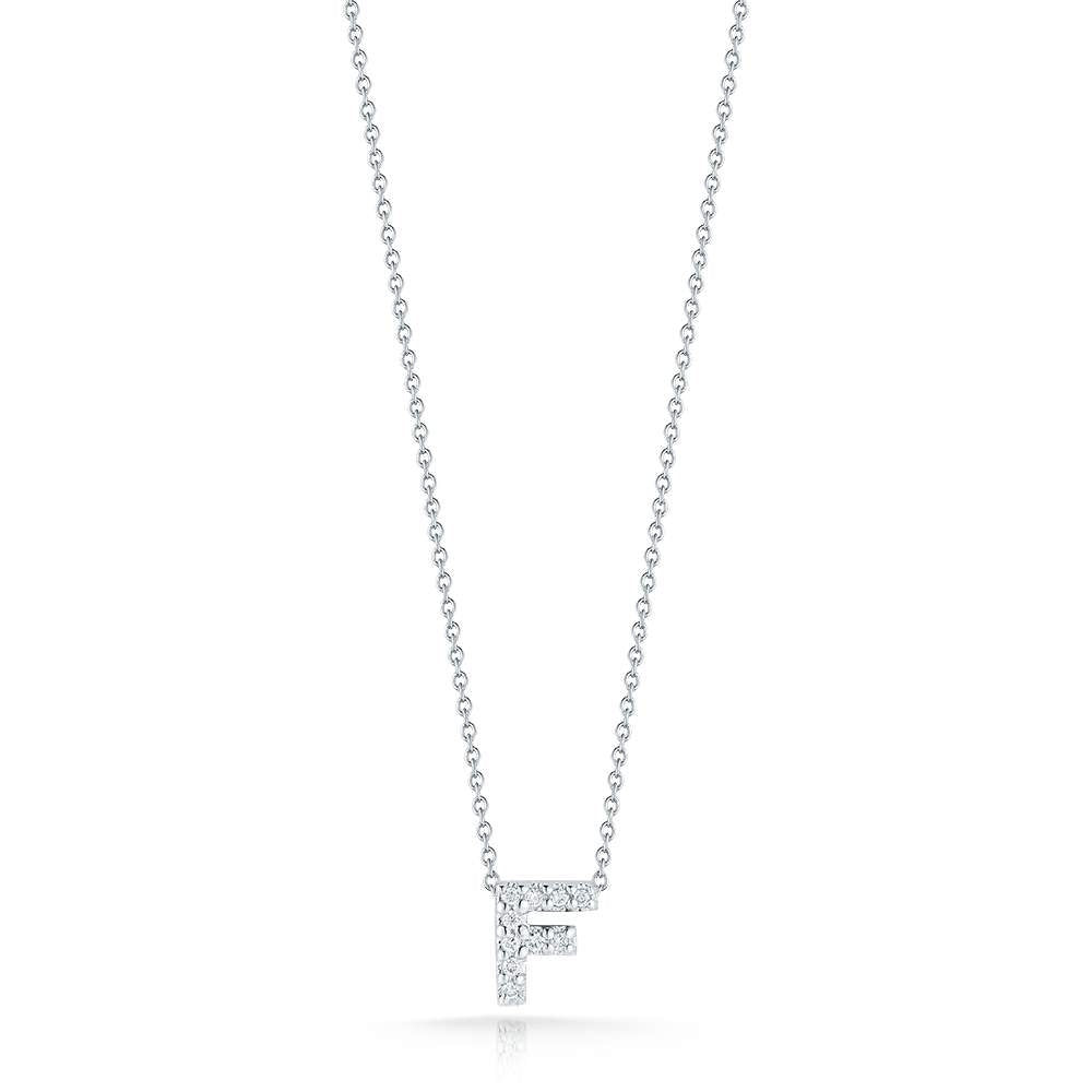 Roberto Coin Love Letter "F" Necklace