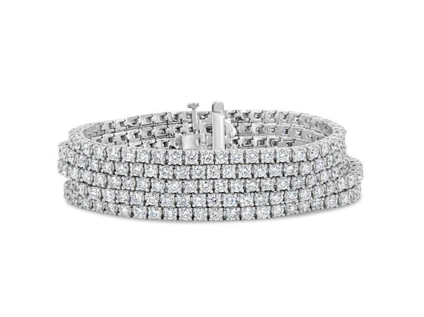 Diamond Five Strand Tennis Bracelet