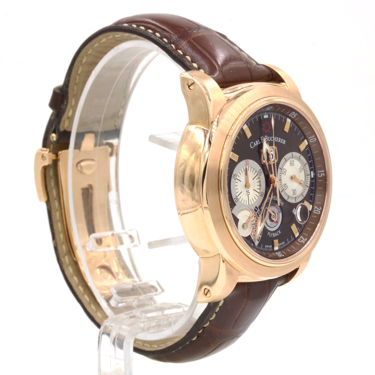 CARL F. BUCHERER PATRAVI 44MM AUTOMATIC FLYBACK CHRONOGRAPH WATCH